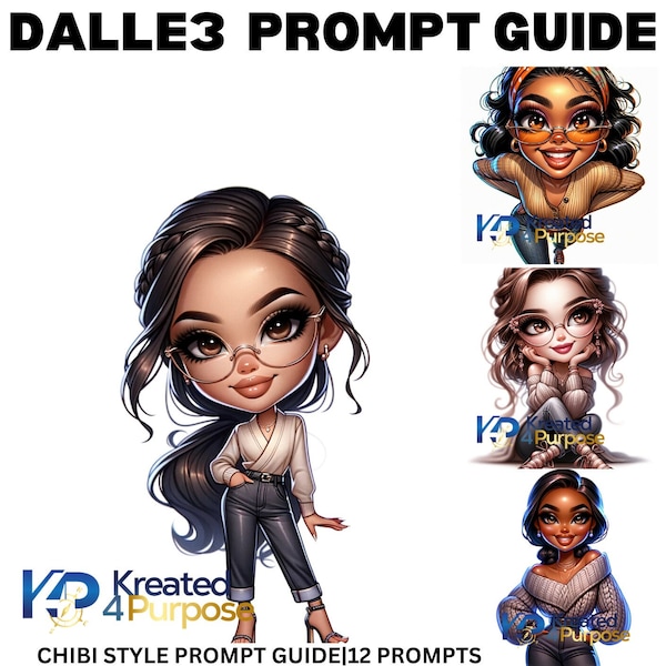 Dall-E3 & ChatGPT v4 Ai Art Prompt Guide | 12 Sample Prompts | ChatGPT Prompt to Create 50,000+ More Unique Prompts | Customizable Prompts