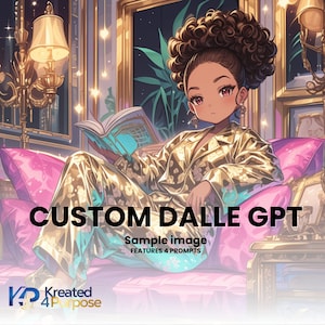 Custom DALL E GPT | Push Button Art Creation Instantly | Create Unique Digital Art | ChatGPT Plus Needed Simple & Effective