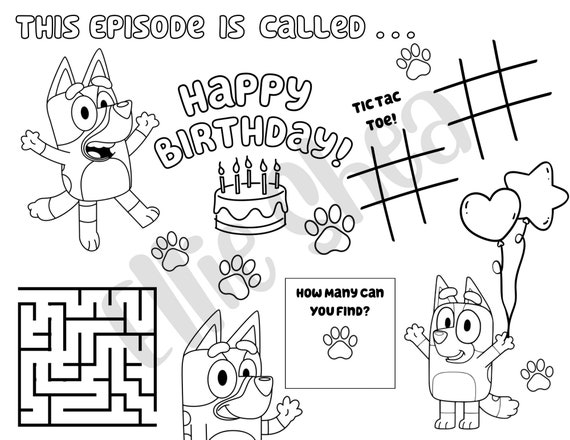 bluey Free Printables Page 2 - Il 570xN.5259234325 Qoid 