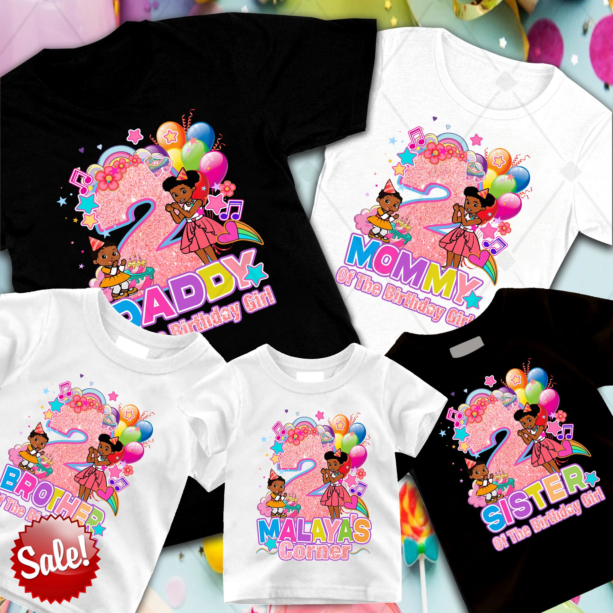 Discover Gracie's Corner Birthday Girl Shirt, Personalized Birthday Girl Shirt