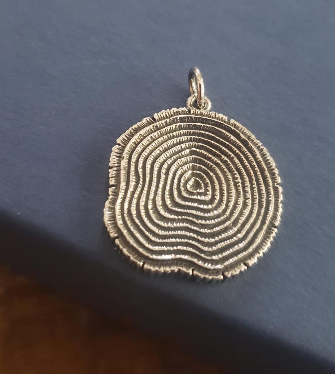Tree Growth Rings Lettering Sterling Silver Tree Growth Ring Pendant Endurance Wisdom Journey Age ...