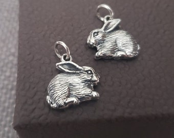 Bone Carved Rabbit Pendant, Handcrafted, Nepalese, Tibetan
