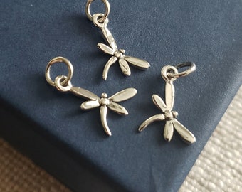 Tiny Dragonfly Jewelry Charm insect nature dainty size dragonfly