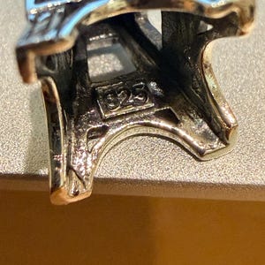 925 stamped Eiffel tower charm