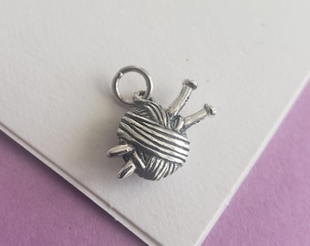Ovillo de hilo de plata esterlina Charm, arte, manualidades, pasatiempo, hilo para tejer