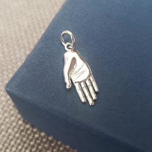 Sterlingzilveren handbedel lichaamsdeel