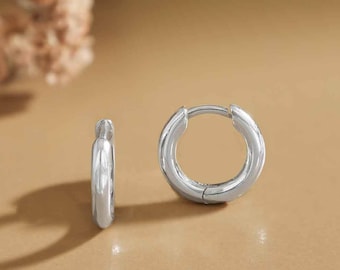 Sterling Silver small huggies Hoop Earring Finding. endless possiblities, silver hoop 11,13mm sizes