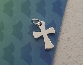 Small celtic cross charm pendant