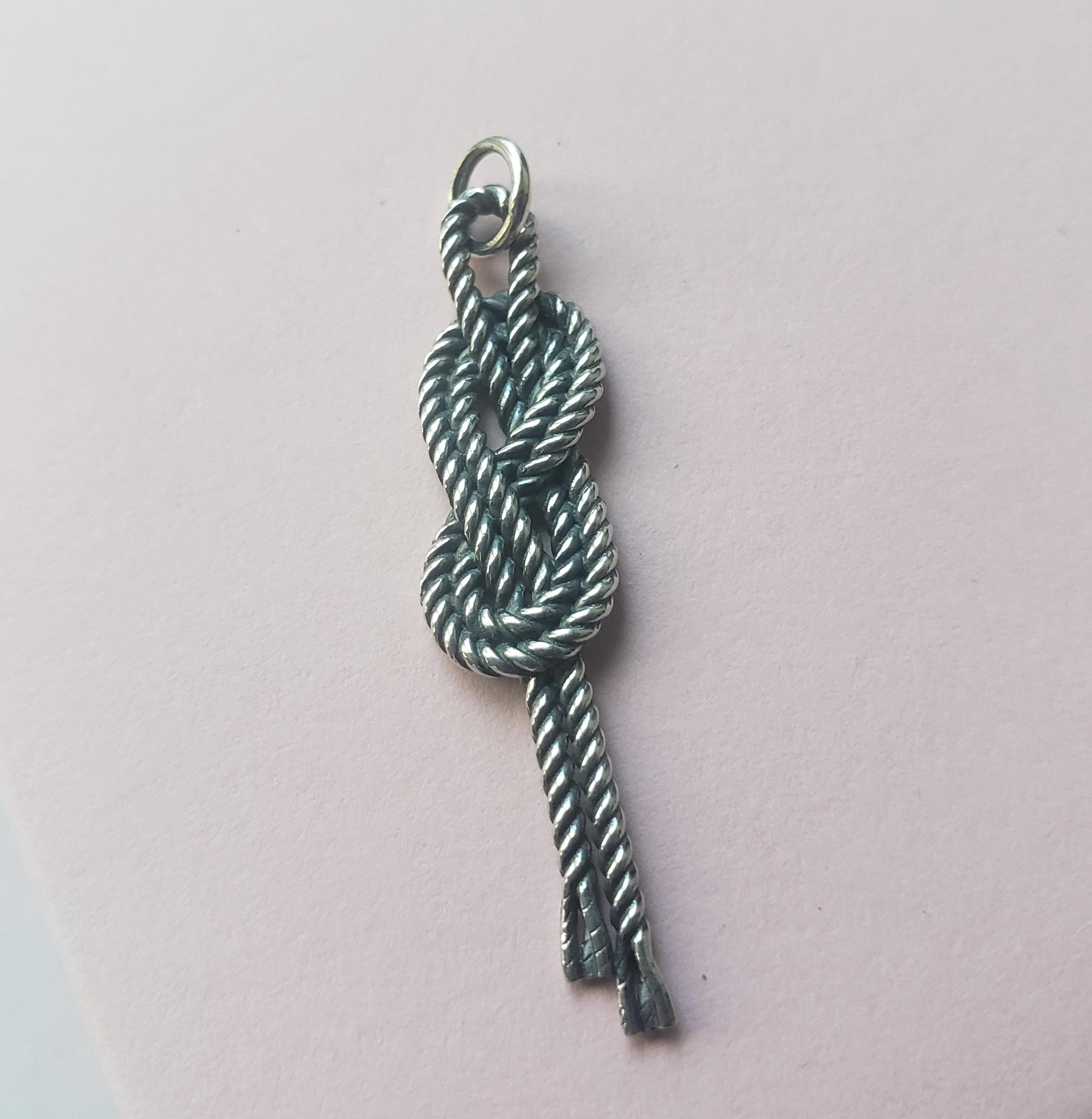 Figure 8 Knot Necklace - Etsy