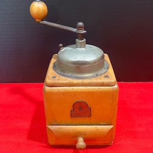 Vintage H.T. Armin Garantiert Coffer Mill Grinder - Germany