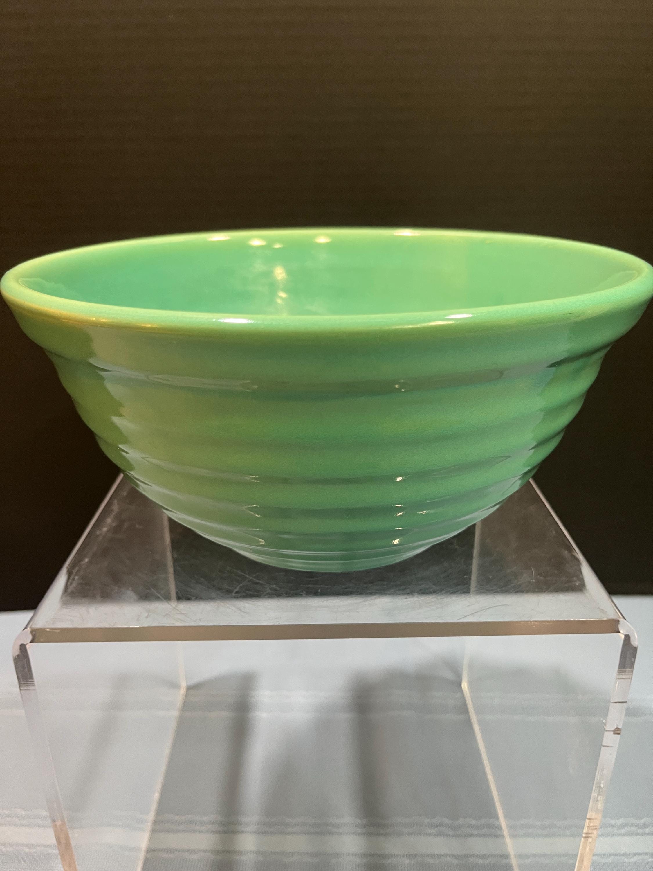 BAUER POTTERY ボウル　ターコイズブルー Vintage Bauer Pottery Large Ringware Bowl 12 - Aqua or Turquoise