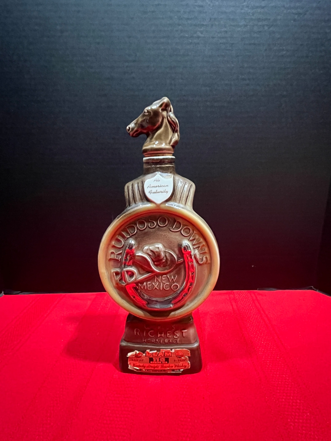 Vintage Jim Beam Whiskey Decanter New Mexico All American Etsy