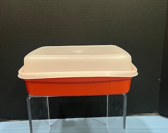 Vintage Tupperware Marinate Season n Serve Jr. Lidded Marinate Keeper