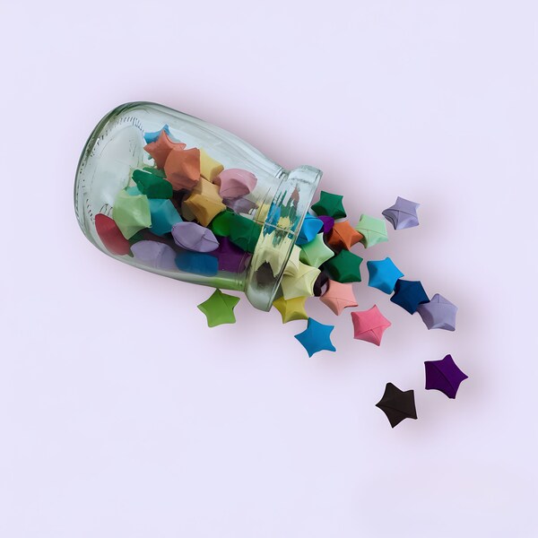 Origami Paper Stars N Jars