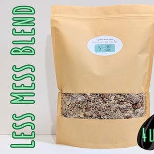 Wild Bird Seed - 4-Pfund-Beutel ohne Verwirrung, perfekt für die Vogelfütterung im Hinterhof, Geschenk für Vogel- und Naturliebhaber, frisches Futter für Singvögel