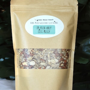 Wild Bird Seed Blend - Less Mess Mix, 12 Unzen, perfekt für die Vogelfütterung im Hinterhof, Geschenk für Vogel- und Naturliebhaber, frisches Futter für Vögel
