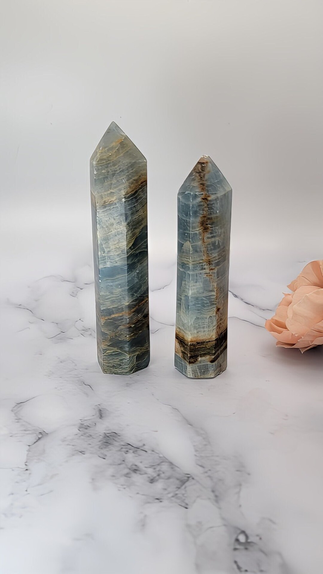 You Choose Blue Onyx Crystal Towers Home Decoration,mineral Specimen