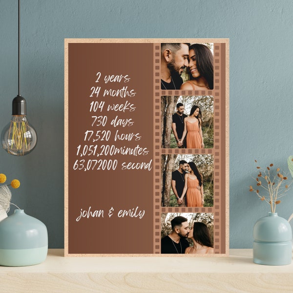 Personalisierte Geschenke für Paare, Jubiläumsgeschenk, Hochzeitsgeschenk, Freundschaftsgeschenk, Save The Date, Hochzeitstag, Fotocollage