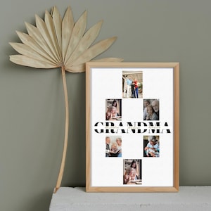 Oma Definition Vorlage Personalisierbares & druckbare Foto Collage Muttertags Poster Großmutter Geschenke. Wandkunst für Mama. Nana Geschenk