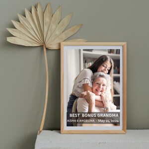 Gift for grandparents, picture for grandma grandpa mother father, photo of grandchildren, wooden picture wall picture frame, photo gift children, best grandma