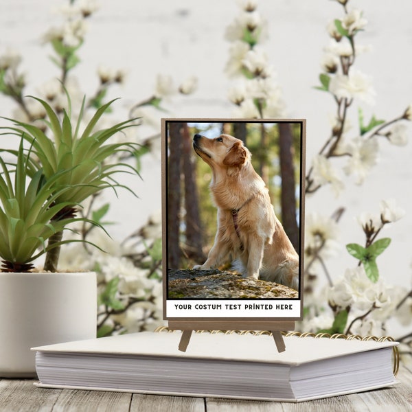 Haustier-Gedenk-Fotorahmen, Holzbild, Lieblingstier, Hund, Katze, Personalisierte Andenken für Geschenk, Haustier-Verlust-Haustier-Denkmal
