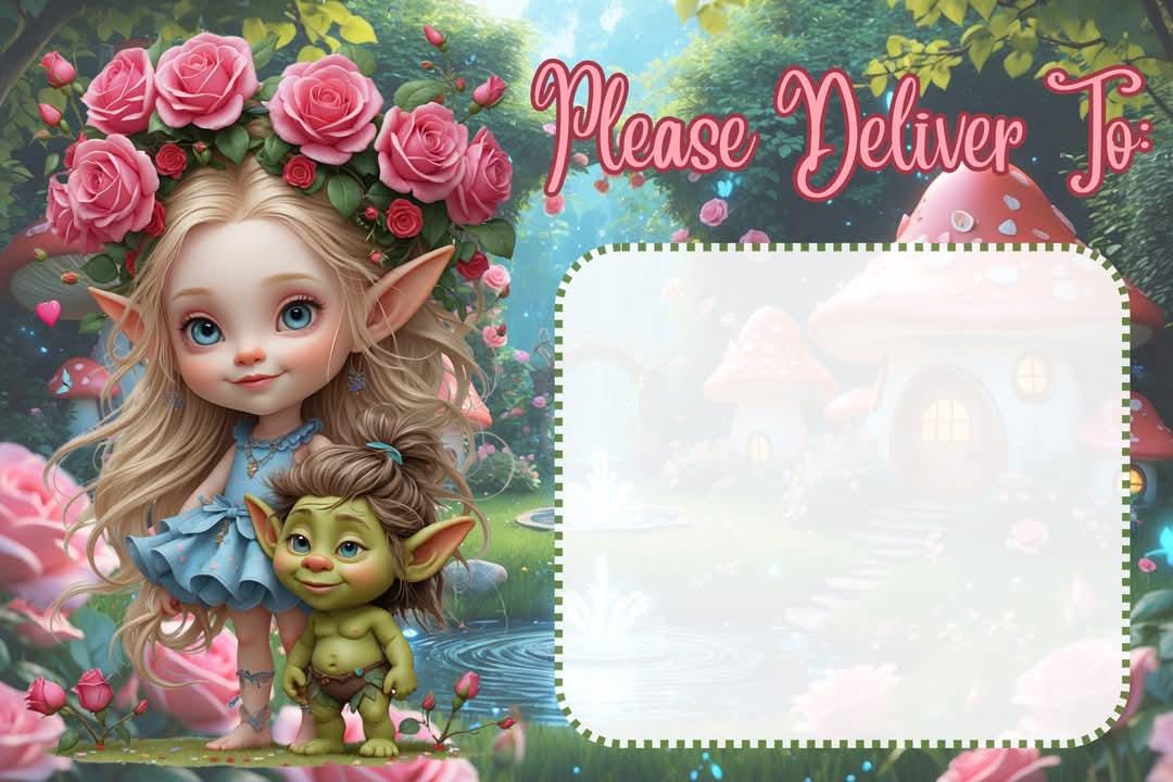 PDT Labels - Elf & Troll - Etsy