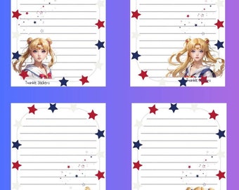 Sailor Girl A5 Writing Paper