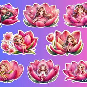 Tulpen Elfen - Stickerset
