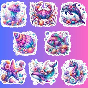 Ocean Animals - Sticker Set