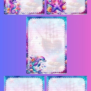 Ocean Cuties 2 - Schrijfpapier