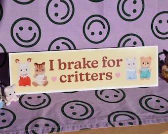 Calico Critters Bumper Sticker