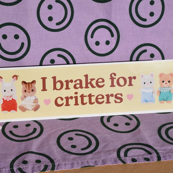 Calico Critters Bumper Sticker