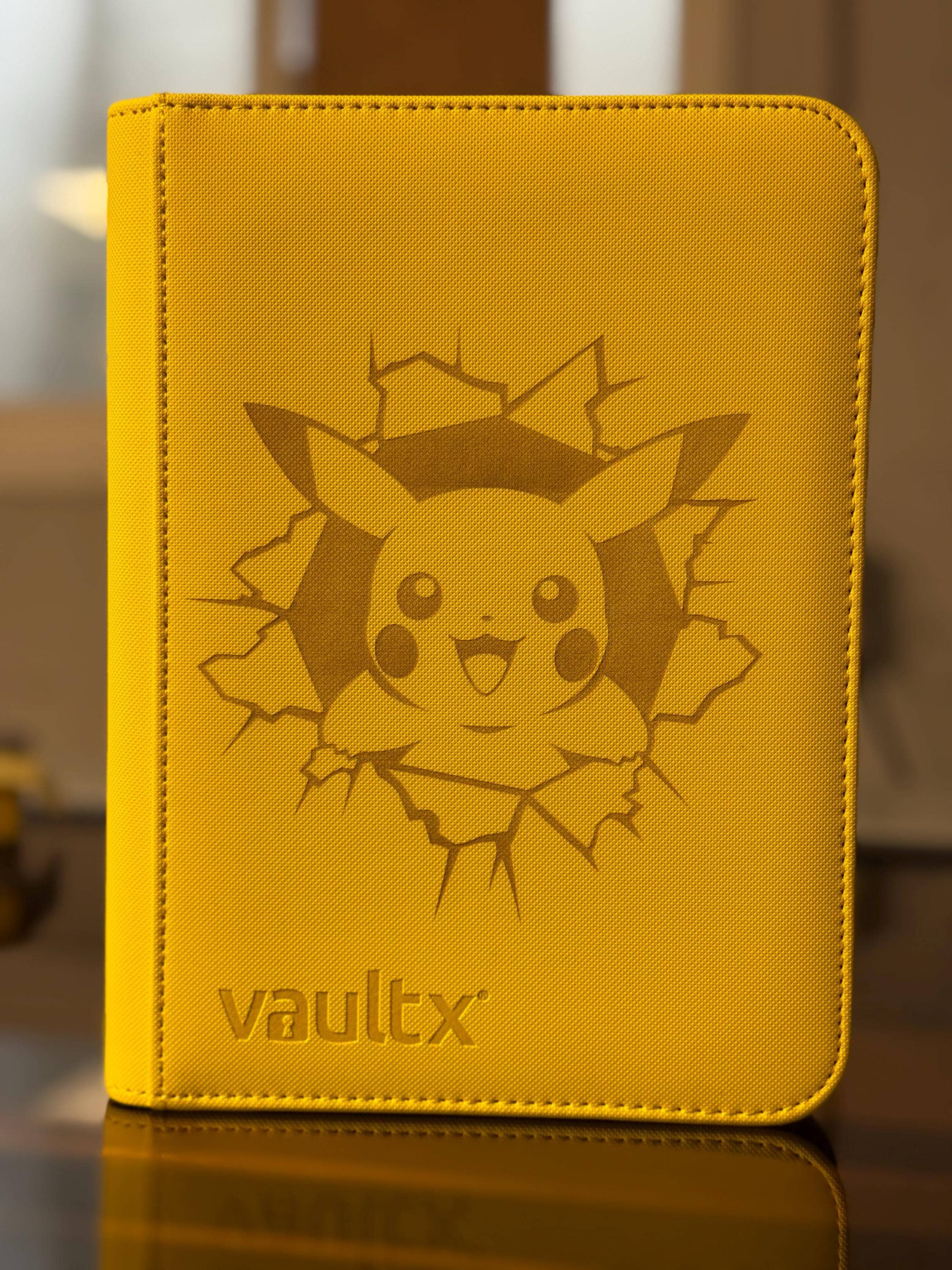 Custom Engraved Lightning Mouse-Inspired Trading Card Binder – Vault X 9-Pocket, 360 Card Capacity, trading card binder, card binder