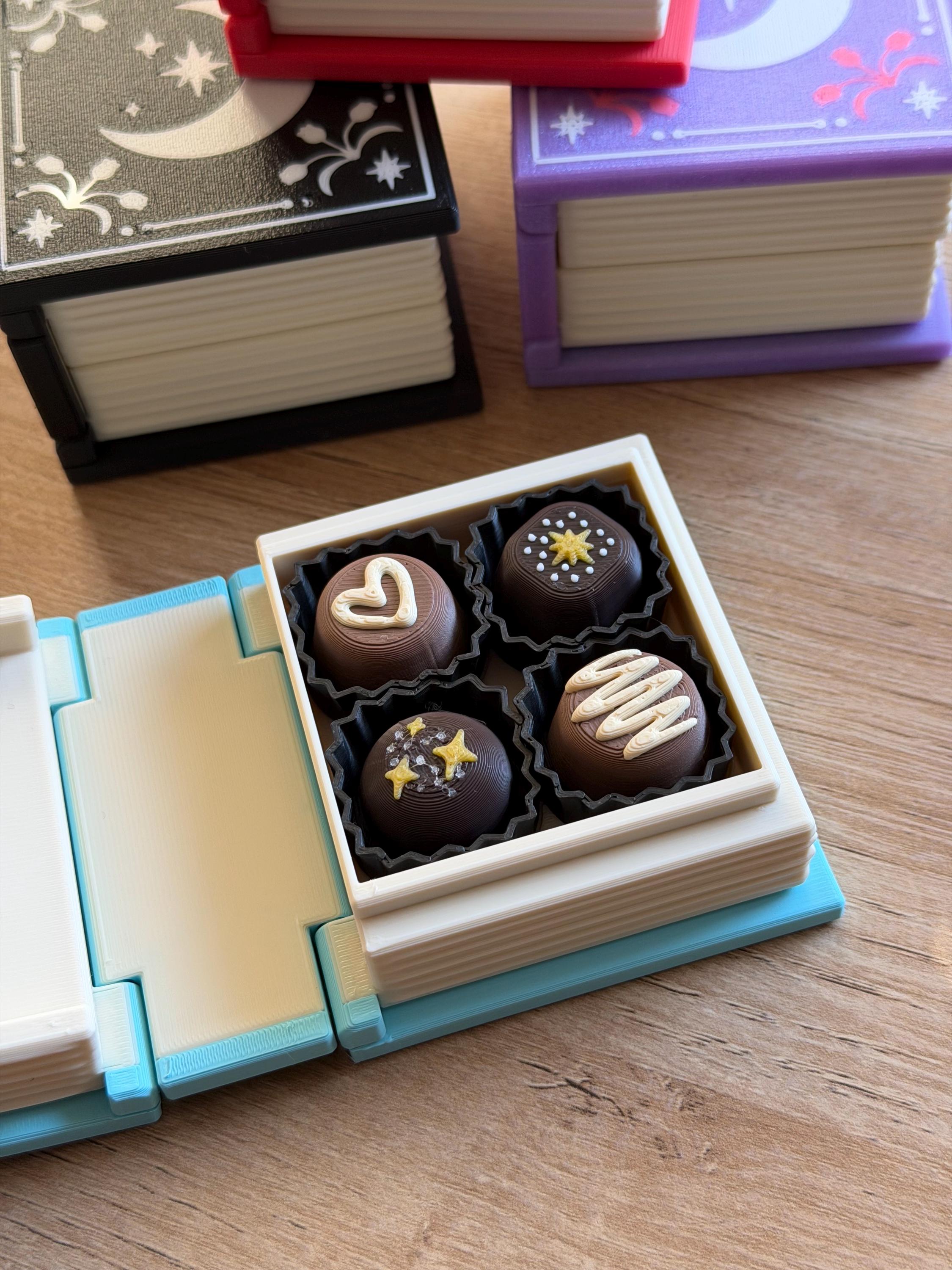 Chocolate Book Box - Etsy