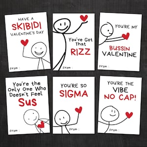 Biglietti di San Valentino per bambini in gergo, biglietti di San Valentino divertenti da stampare in classe, biglietti di San Valentino per adolescenti e ragazzi, biglietti di San Valentino divertenti