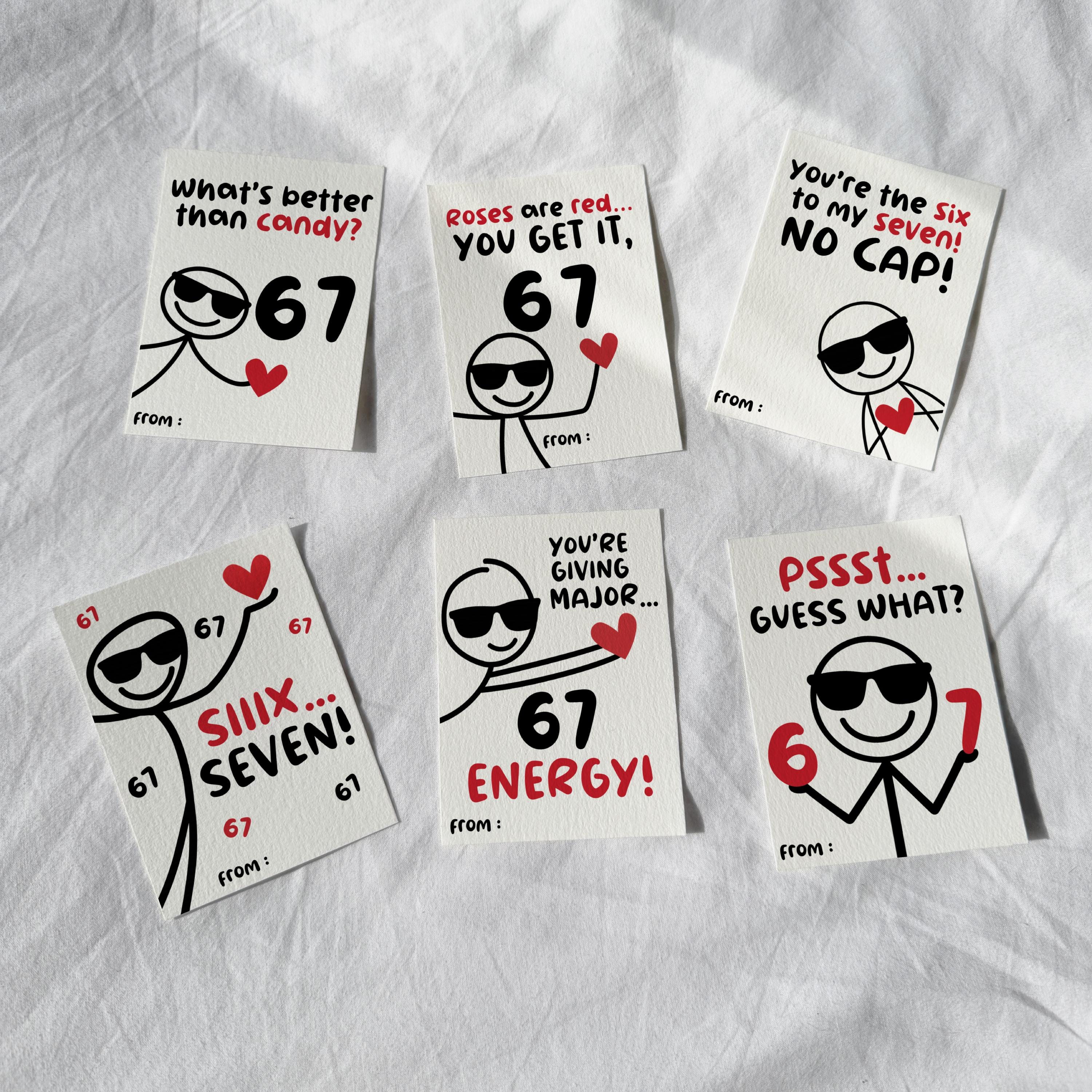 67 Slang Valentine Cards for Kids | Funny Classroom Valentines | Six ...