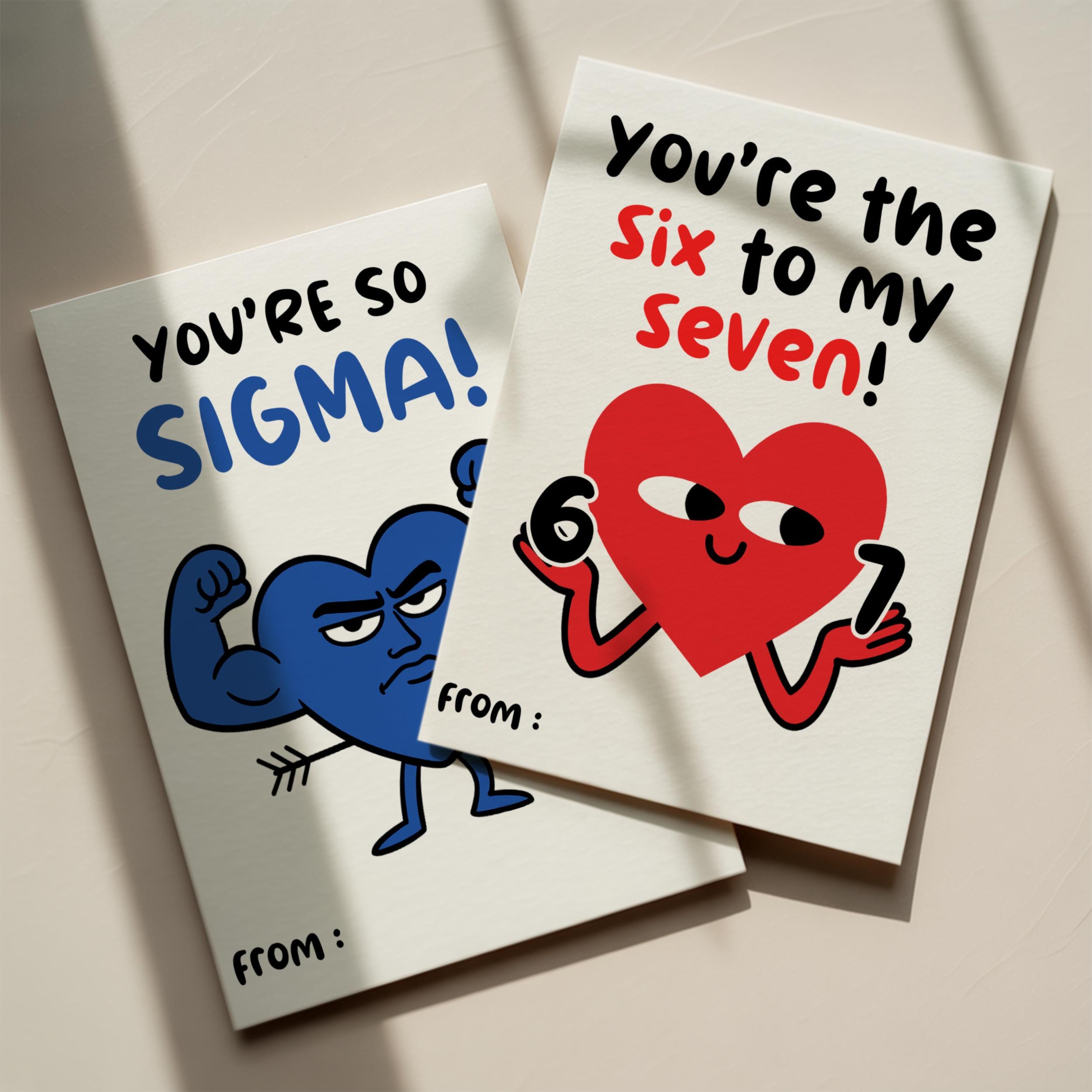 67 Slang Valentine Cards for Kids | Funny Classroom Valentines | Six ...
