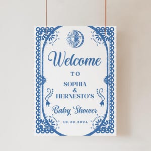 Cielito Lindo Baby Shower Welcome Sign, Cielito Lindo Baby Shower, Neutral Mexican Theme Baby Shower, 18x24 Welcome Sign, Digital, Editable
