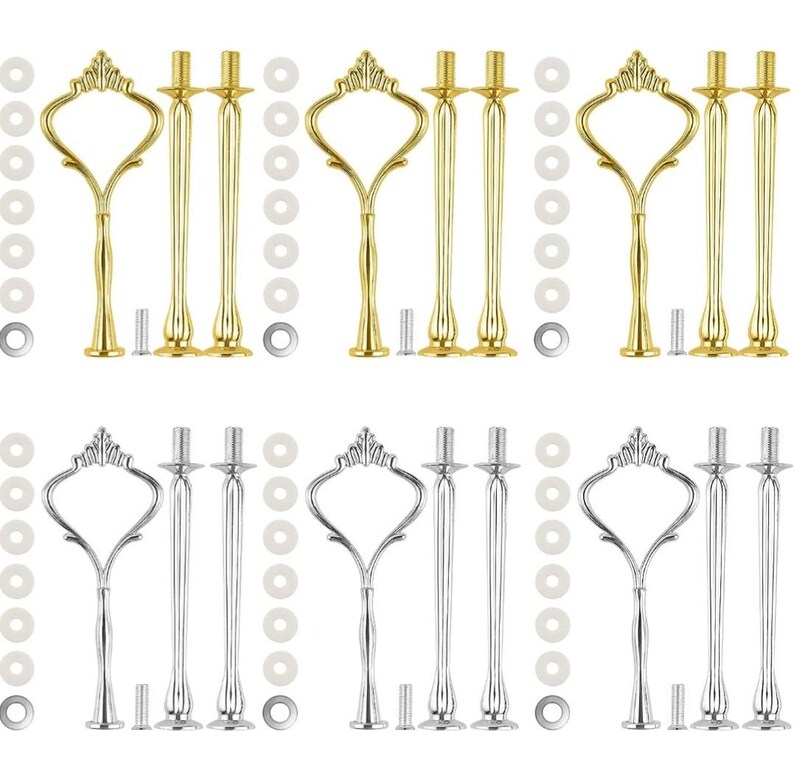 Winter Forest Cake Stand Three Tiered Christmas Dessert Tray Etsy