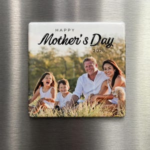 Magnete in ceramica personalizzato con foto, ricordo di famiglia stampato a raggi UV, bomboniera commemorativa per animali domestici.