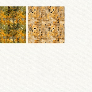 20 Gustav Klimt Seamless Digital Papers - Tile Patterns Printable Paper ...
