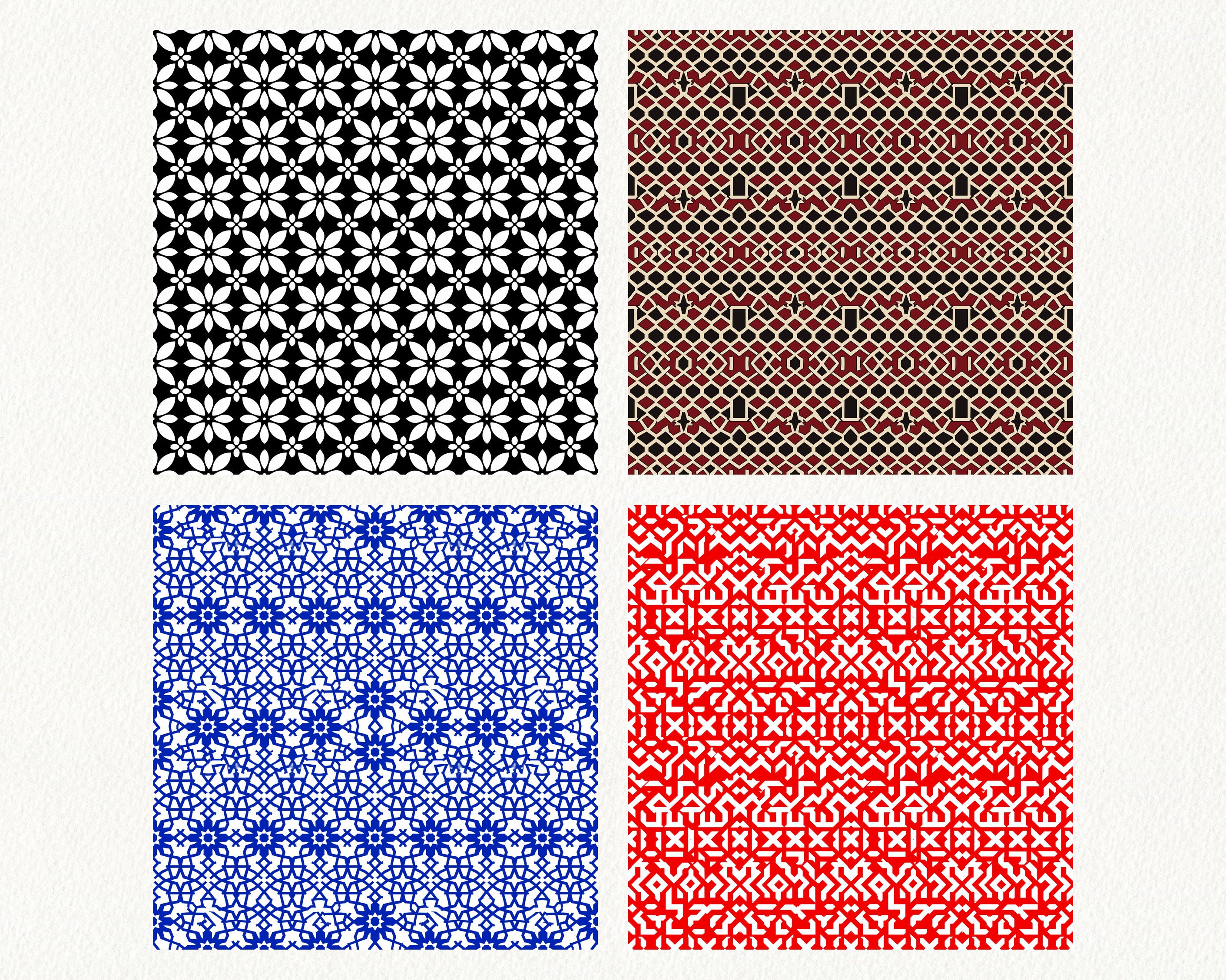 Zelij Traditional Pattern Seamless Digital Papers Printable Scrapbook Paper Instant Download for Commercial Use, 300dpi - Etsy Zelij Traditional Pattern Seamless Digital Papers Printable Scrapbook Paper Instant Download for Commercial Use, 300dpi - Etsy