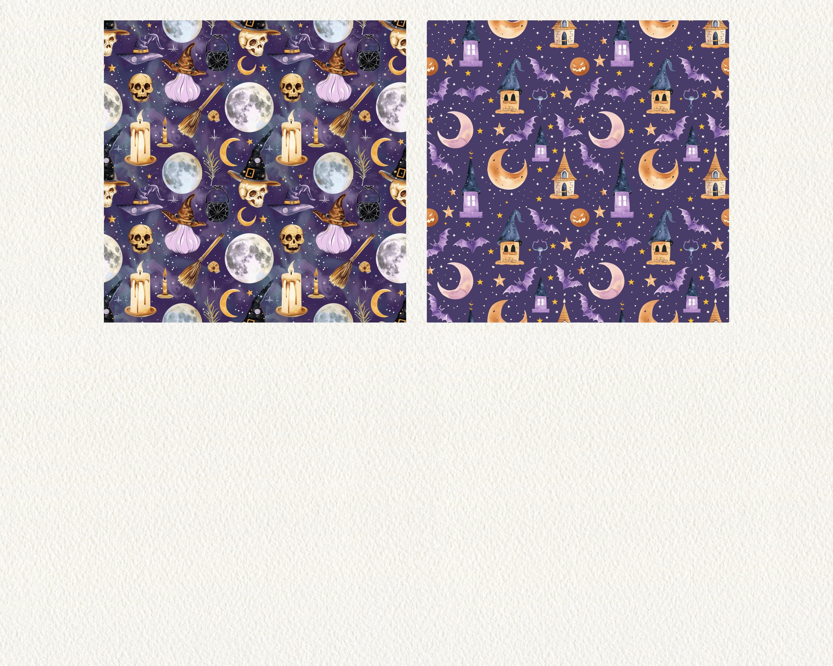 Witchy Patterns Pattern Seamless Digital Papers - Printable Scrapbook ...
