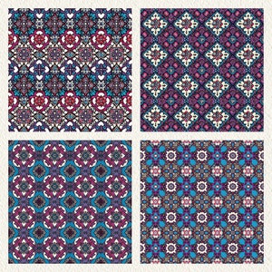 Gothic Patchwork Pattern Seamless Digital Papers - printable scrapbook paper instant download, commercial use, 300dpi image 5