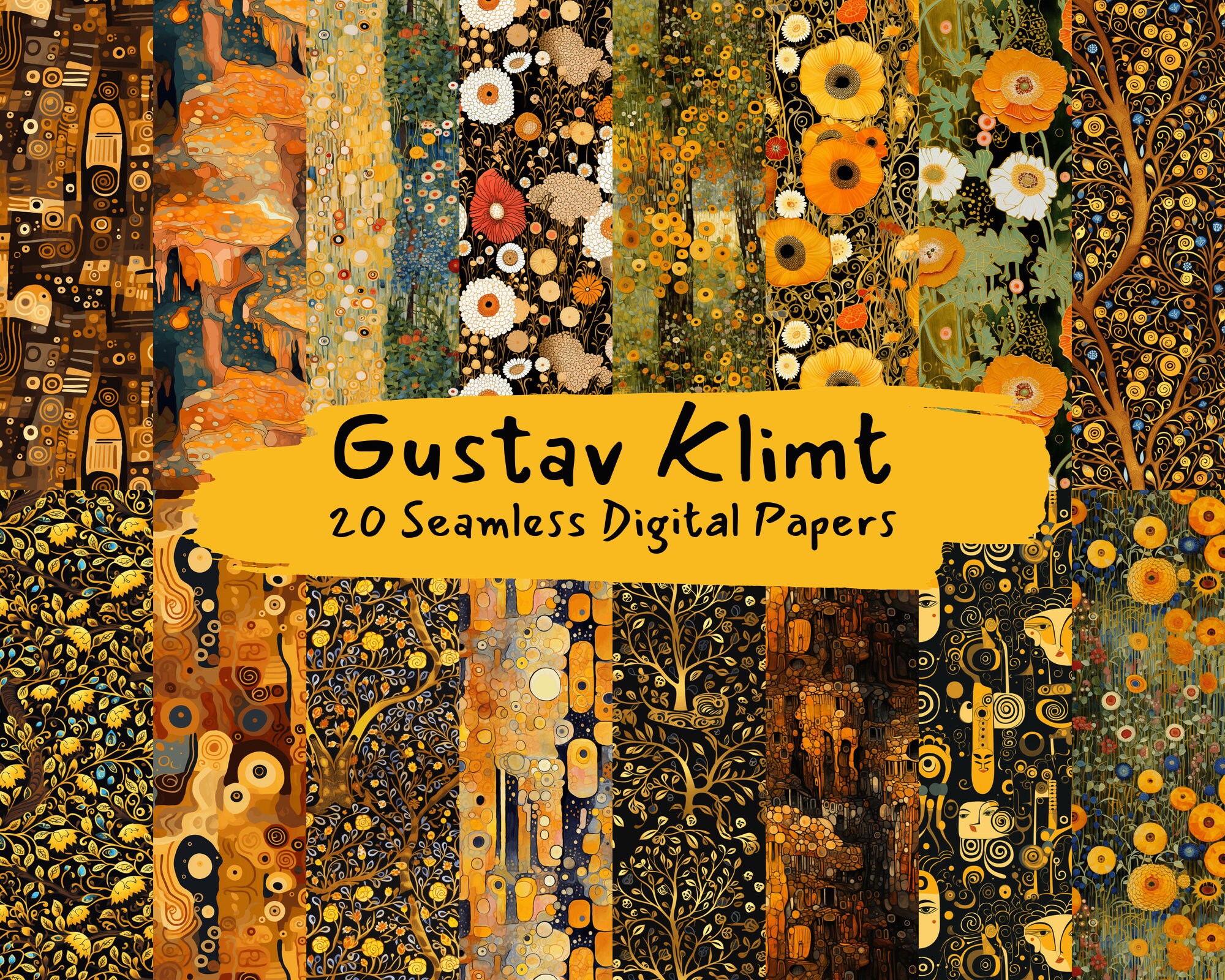 Klimt tile - Etsy 日本