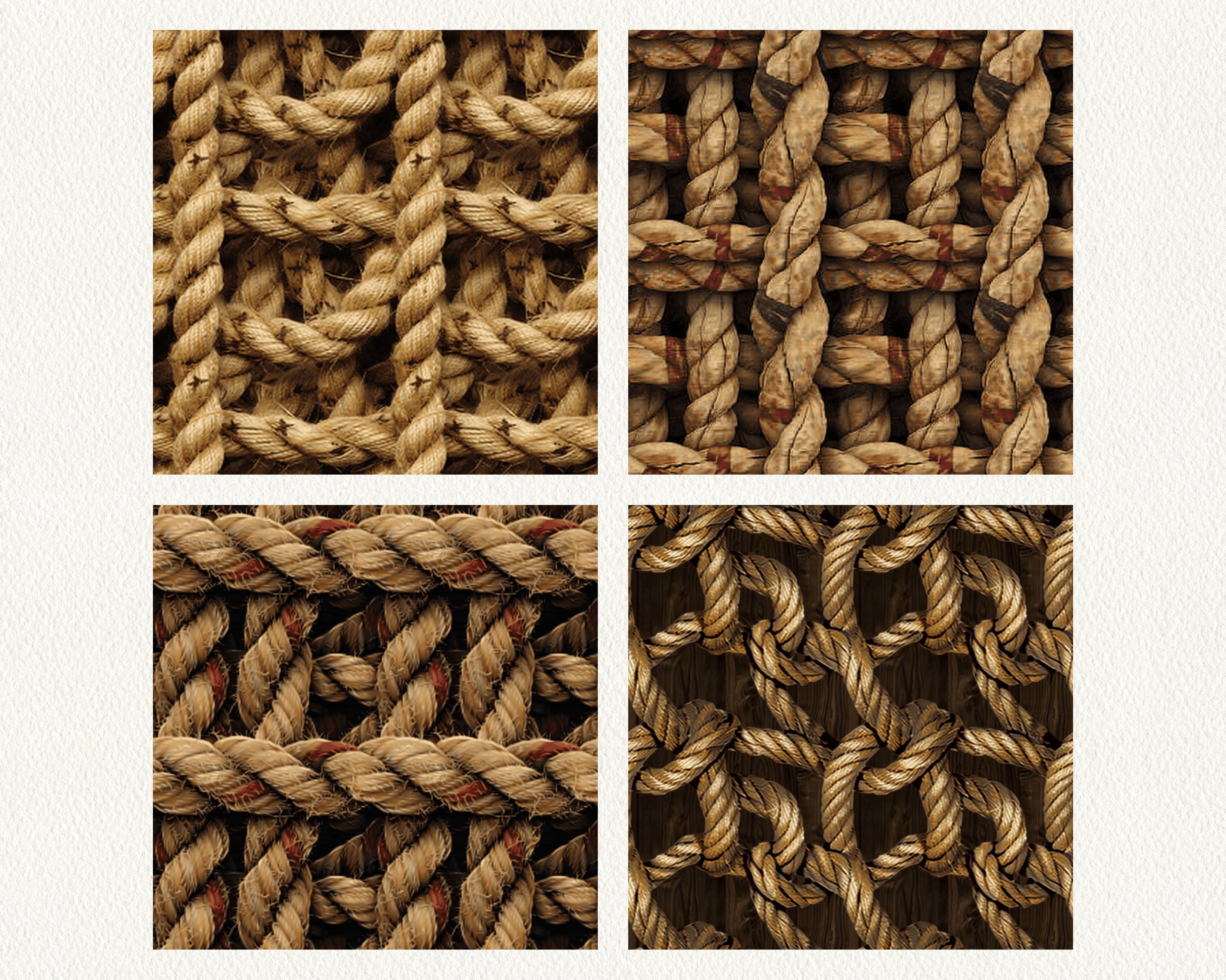 Repeating Rope Texture Western Rope Textures Pattern Seamless Digital Papers - Printable ...