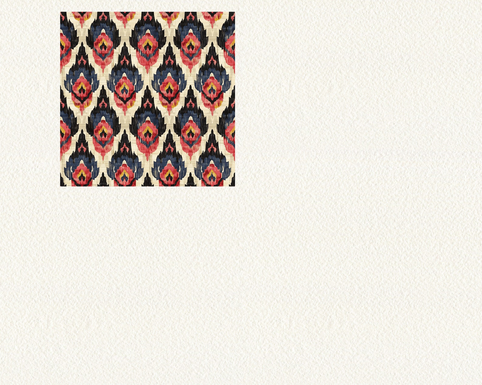 Adras Ikat Fabric Pattern Seamless Digital Papers - Printable Scrapbook ...