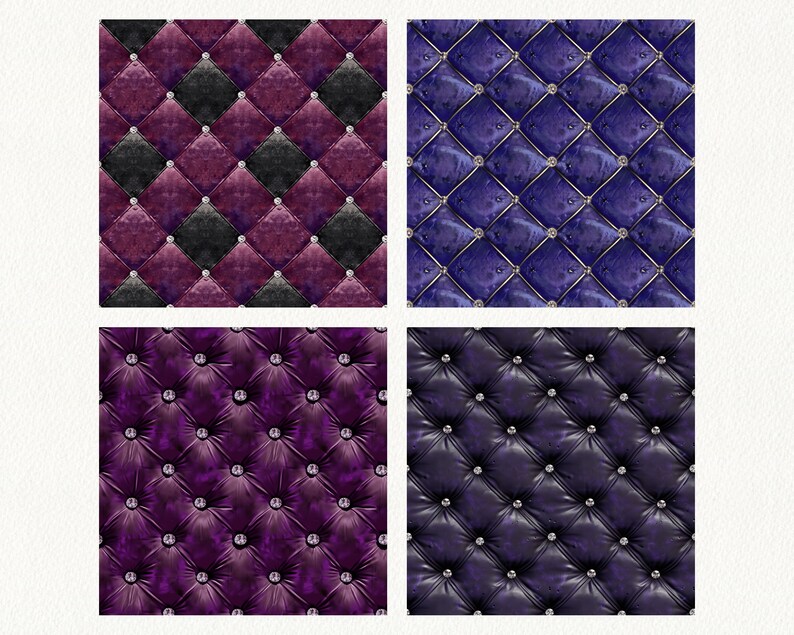 Diamond Tuft Pattern Velvet Diamond Tufted Pattern Seamless Digital Papers - Printable ...