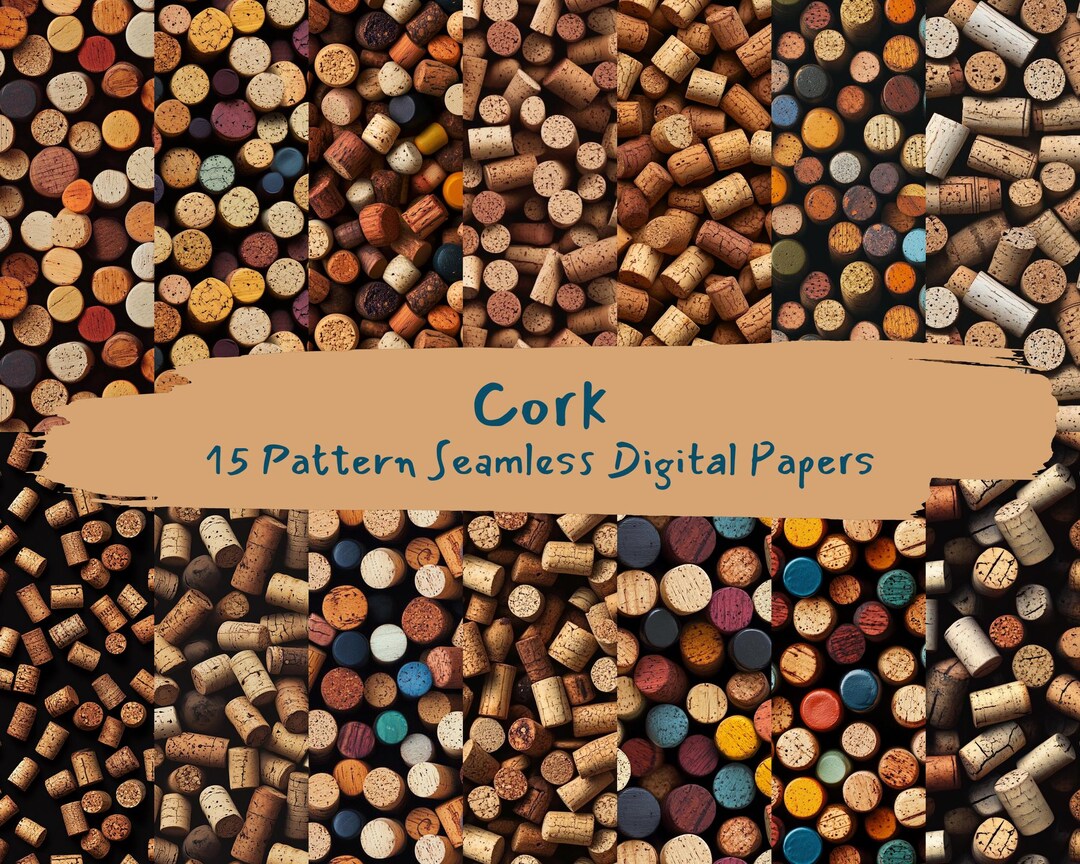 Cork Pattern Seamless Digital Papers - Printable Scrapbook Paper Png ...