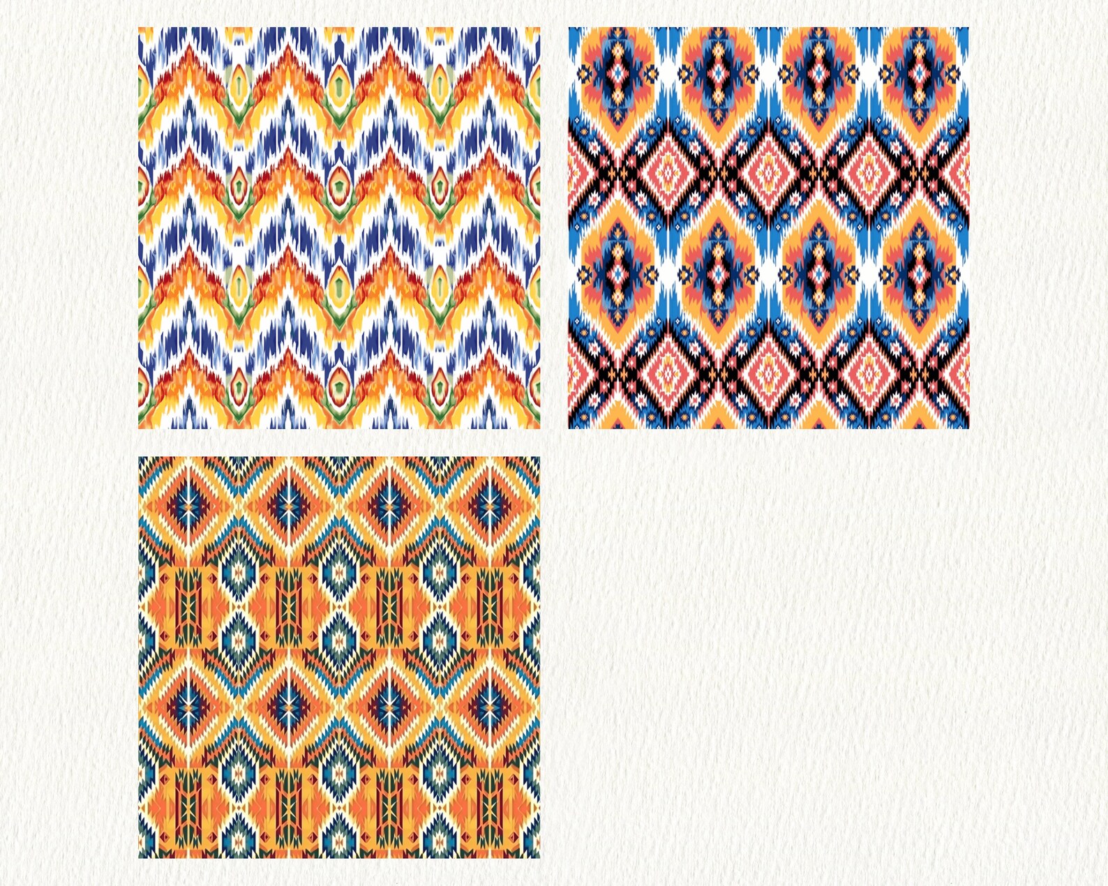 Aztec Striped Pattern Seamless Digital Papers - Printable Scrapbook ...